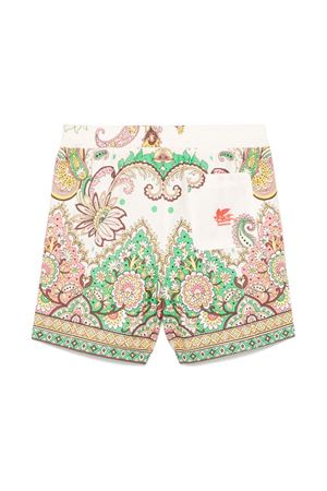 beige cotton shorts ETRO KIDS | GW6579P0523105MC